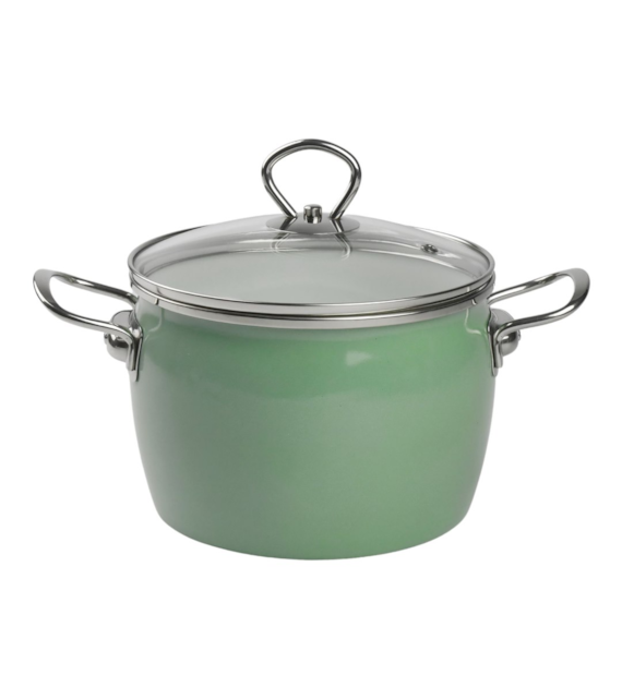 GARNEK EMALIOWANY ZIELONY MARYNA 18CM TT-QX18