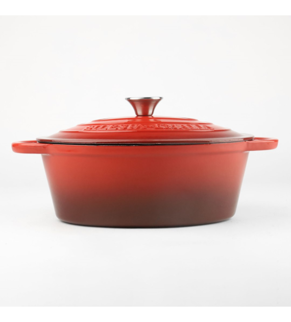 BRYTFANNA ŻELIWNA EMALIA 4L 29CM LUDWIKA SE01R CZ