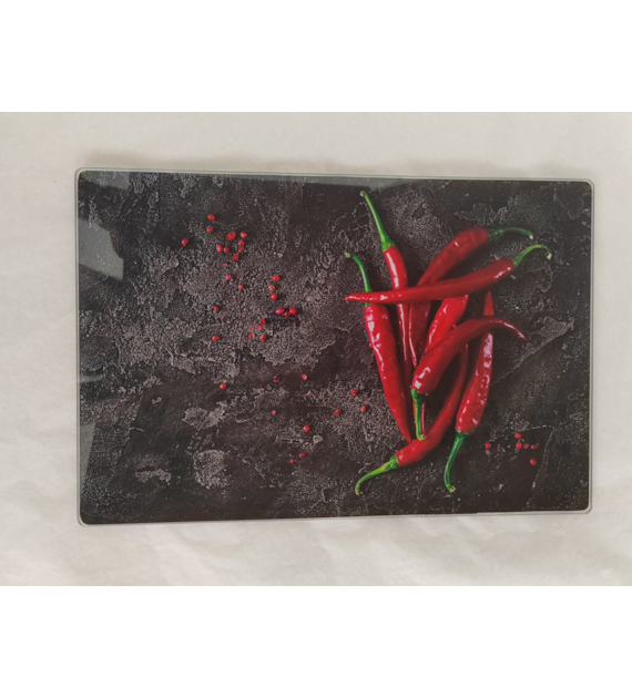 DESKA SZKLANA 20x30CM PAPRYCZKI CBSD2030-1