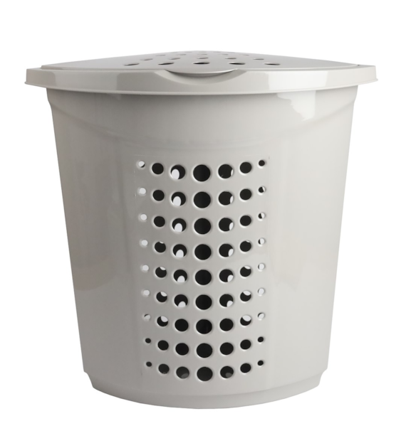 KOSZ NA PRANIE NAROŻNY 45L 40X40CM KAKAO VK122051