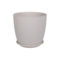 DONICZKA RATTAN BIAŁY 24X22CM VK114058