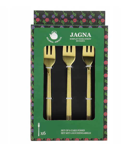 KPL.WIDELCZYKÓW DO CIASTA JAGNA 6SZTZŁOTE SILE6131