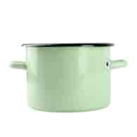 GARNEK EMALIA GŁADKI SELEDYN B/P 3L 18CM VK-1612