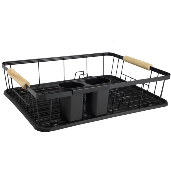 SUSZARKA DO NACZYŃ DREWNIANA RĄCZKA GS-08089-1