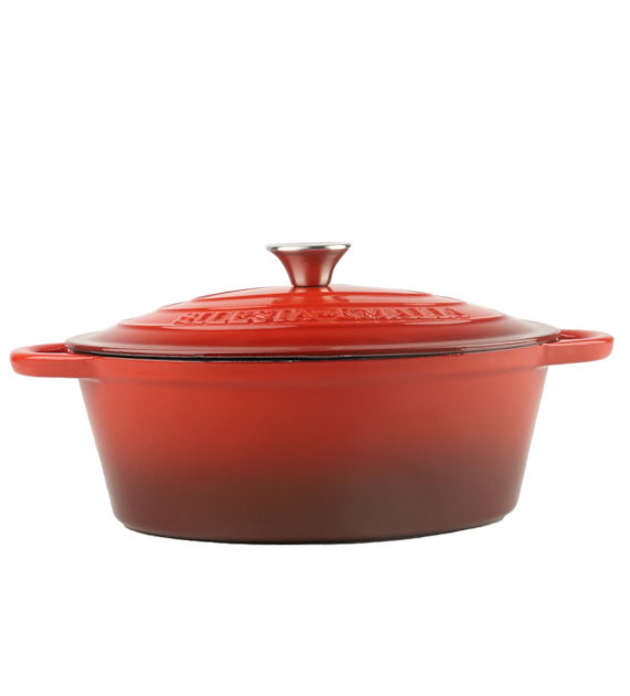 BRYTFANNA ŻELIWNA EMALIA 4L 29CM LUDWIKA SE01R CZ