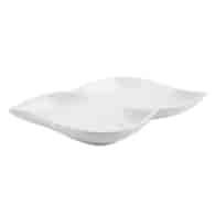 PÓŁMISEK PORCELANOWY PODWÓNY 28X17CM ZD9986