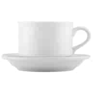 KPL.FILIŻANKA PORCELANOWA ZE SPODKIEM 240MLZD14196