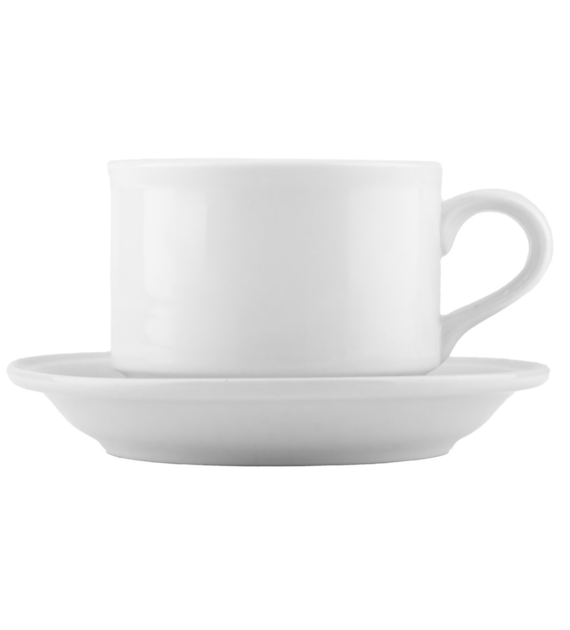 KPL.FILIŻANKA PORCELANOWA ZE SPODKIEM 240MLZD14196