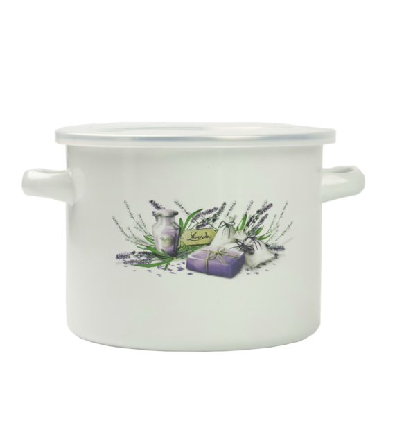 GARNEK EMALIOWANY LAWENDA 16CM Z/P FLD-L0096