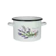 GARNEK ZDOBIONY LAWENDA 3L 18CM B/P VK-1612