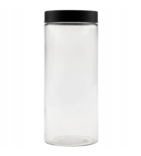 POJEMNIK SZKLANY Z CZARNĄ POKRYWĄ 2100ML FITA20