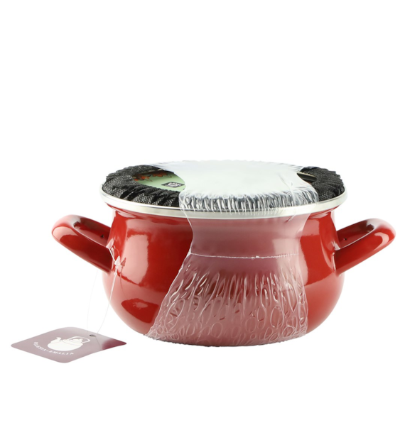 GARNEK EMALIOWANY CZERW HELENA 1,9L 16CM ZX16