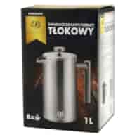 ZAPARZACZ DO KAWY TŁOKOWY K/HAUSMANN STAL1000ML