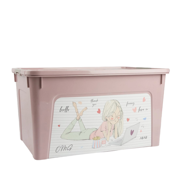 POJEMNIK SMART BOX DECOR FREZJA 27L VK170138