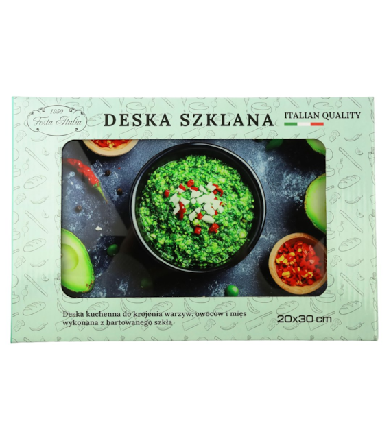 DESKA SZKLANA 20x30CM WARZYWA CBSD2030-5