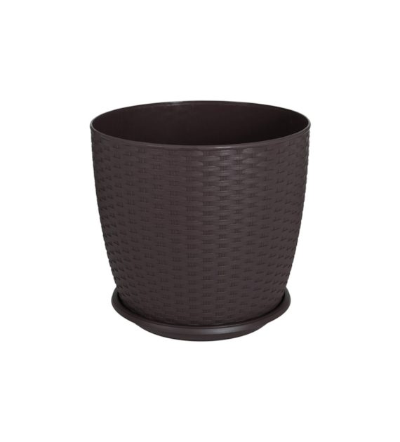 DONICZKA RATTAN BRĄZ 24X22CM VK114058