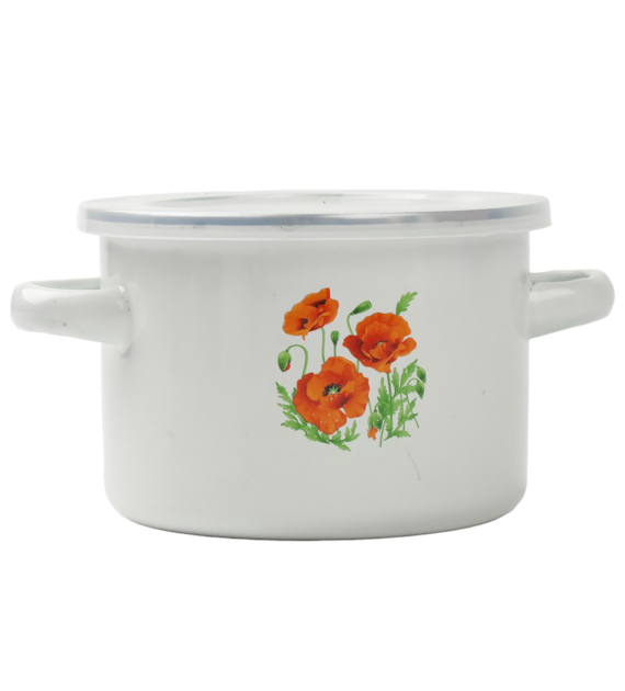 GARNEK EMALIOWANY MAKI 12CM Z/P MAK-1