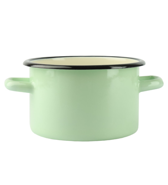 GARNEK EMALIOWAŁADKI SELEDYN B/P 2L 16CM  VK-1610