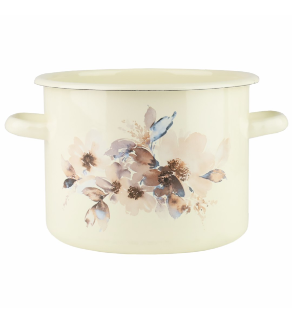 GARNEK ZDOBIONY JAŚMIN  4,5L 20CM B/P VK-1615