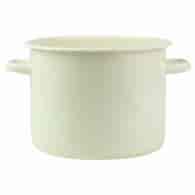 GARNEK EMALIA GŁADKI BEŻOWY B/P 5,5L 22CM  VK-1617