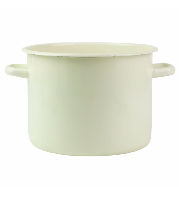 GARNEK EMALIA GŁADKI BEŻOWY B/P 5,5L 22CM  VK-1617