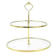 PATERA SZKLANA VERA ZŁOTA 21-25cm CS2RC-2