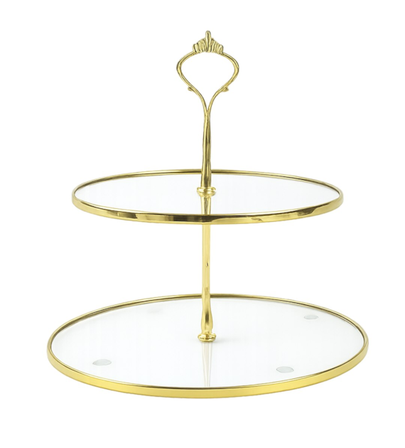 PATERA SZKLANA VERA ZŁOTA 21-25cm CS2RC-2