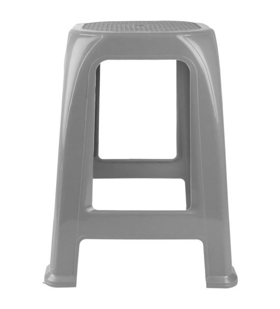 TABORET 36,5X36,5X46CM SZARY VK101063