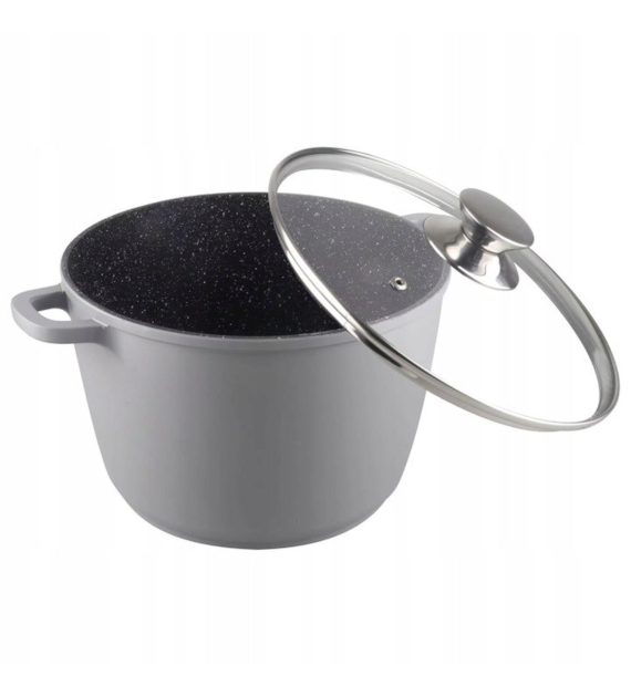 ALUMINIOWY WYSOKI GARNEK Z/P GRANT 10L 28cm