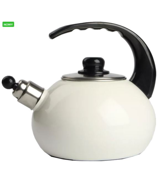 CZAJNIK EMALIOWANY ECRU 2,5L FLORIAN FT6