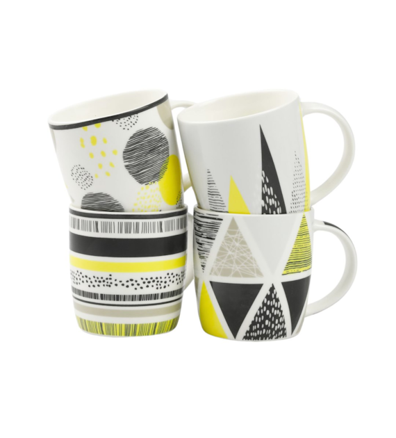 KUBEK PORCELANOWY 350ML MOZAIKA F034