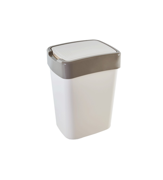 KOSZ DO ŚMIECI EURO ECRU/KAKAO 25L VK123067