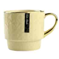 KUBEK PORCELANOWY 340ML BEŻOWY  N241401B