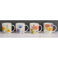 KUBEK PORCELANOWY 350MLSDM020-D674  KWIATPŁATEKMIX