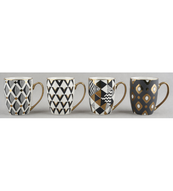 KUBEK PORCELANOWY 350ML SDM001-3476G  ROMBY  MIX