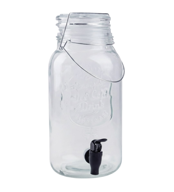 SŁÓJ SZKLANY Z KRANEM 3,5L FITA9