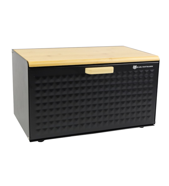 CHLEBAK STALOWY VINTO CZARNY GS-03074A