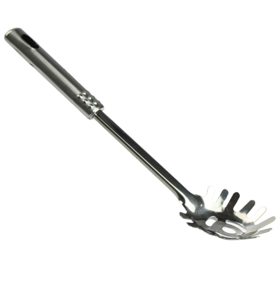ŁYŻKA DO SPAGHETTI STALOWA 28CM 23KB-744