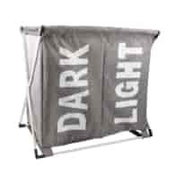 KOSZ NA PRANIE 2 KOMORY 59x38x57CM 24F19HA-001