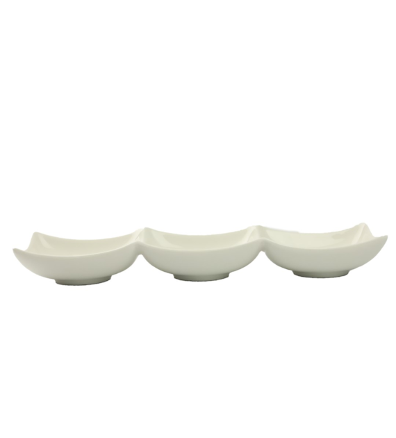 PÓŁMISEK PROSTOKĄTNY TRÓJDZIELNY 31CM ZD8759