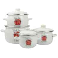 KPL. 8CZ. GARNKÓW EMALIOWANYCH  BE HAPPY  VK-929