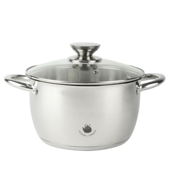 GARNEK STALOWY LEON 20CM 2,8L SILE2-2973