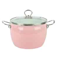 GARNEK EMALIOWANY RÓŻOWY MARYNA 22CM 5,5L TT-QX22