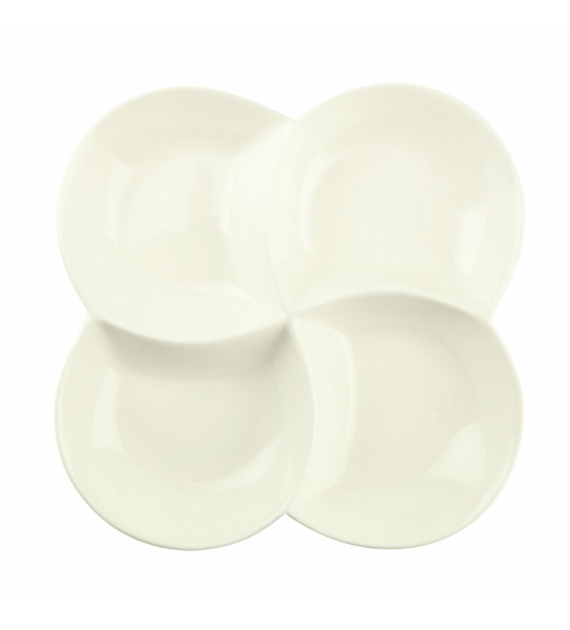 PÓŁMISEK OKRĄGŁY CZTERODZIELNY 19CM ZD8760