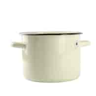 GARNEK EMALIA GŁADKI BEŻOWY B/P 4,5L 20CM  VK-1615