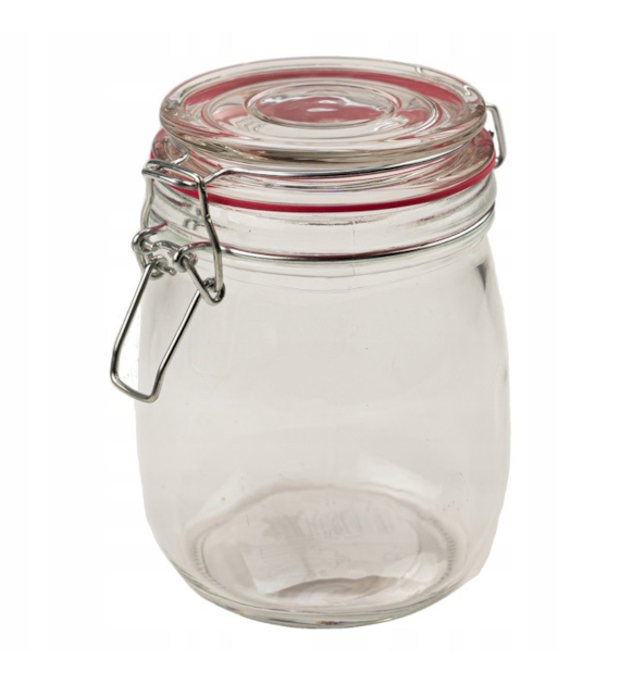 SŁOIK Z KLAMERKA 750ML FITA11