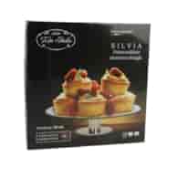 PATERA SZKLANA OBROTOWA OKRĄGŁA 30CM SILVIA