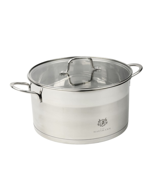 GARNEK STALOWY 18/10 TYTAN 26CM TYT26