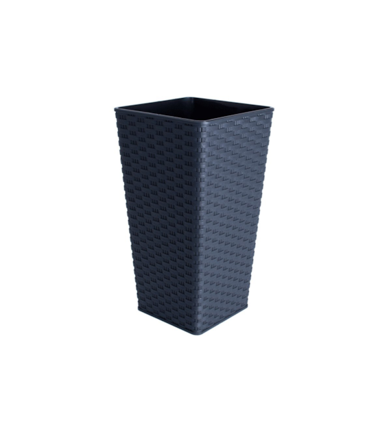 DONICZKA RATTAN WYSOKA GRANIT 27X27X51CM VK115041