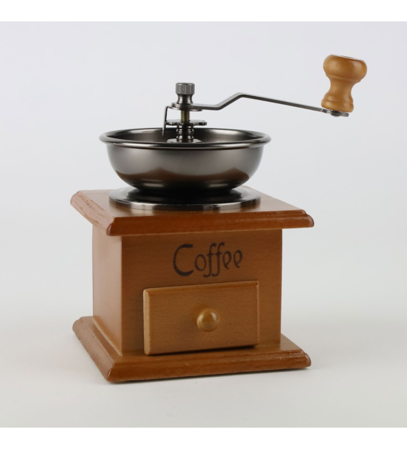 DREWNIANY MŁYNEK DO KAWY RĘCZNY 25KB152